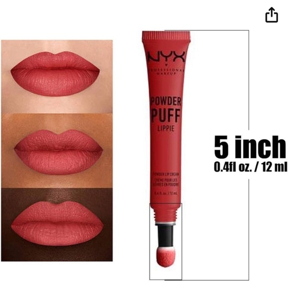 NYX Powder Puff Lippie Lip Cream Lipstick - Picture 2 of 4